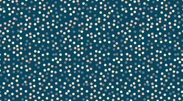 Geometric polka dot pattern with colorful spots, perfect for seamless wallpaper, textile prints, and modern poster backgrounds with an abstract touch. vector
