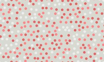 Polka dot with a repeating round spot pattern. Perfect for seamless textile prints, trendy wallpapers, and abstract geometric poster backgrounds. vector
