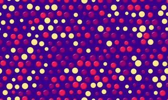 polka dot pattern with abstract round shapes. Great for textile designs, seamless wallpapers, or trendy poster backgrounds with a minimalist geometric style. vector
