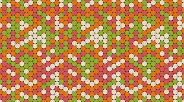 Abstract polka dot pattern with geometric circles, perfect for seamless textile prints, wallpaper, or modern poster backgrounds. A trendy and creative design. vector