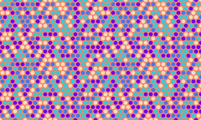 Seamless spotted pattern with abstract circles, perfect for textile prints, wallpaper, or creative geometric posters. Trendy polka dot design for modern backgrounds.