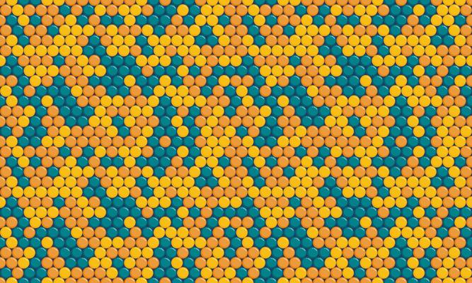 Geometric polka dot pattern with round spots, perfect for abstract backgrounds, seamless wallpapers, or textile prints. A trendy and creative design for modern decor.