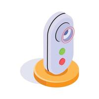 Take a look at this amazing icon of webcam in modern style vector