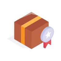 Grab this amazing icon of quality product in modern style vector