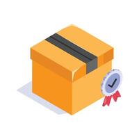 Grab this amazing icon of quality product in modern style vector