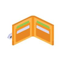 Take a look at this amazing icon of wallet in modern style vector