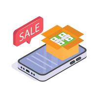 Grab this amazing icon of mobile payment in modern style vector
