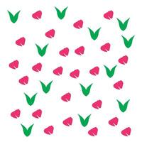 Floral background repeat pattern vector