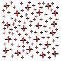 Repetitive flower pattern design vector