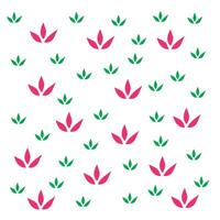 Abstract flower pattern design vector