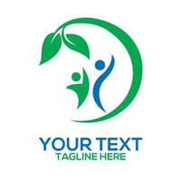Minimalist Eco Friendly Logo Design Concepts vector
