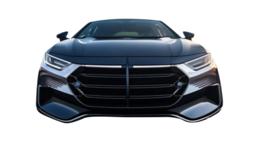 Close-Up of a Sleek Modern Automobile's Front View png