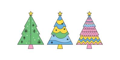 Christmas Tree Collection vector