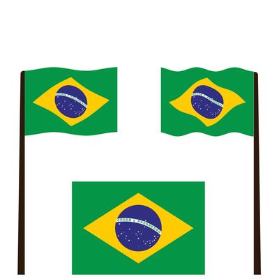 Set Of Brazil flag