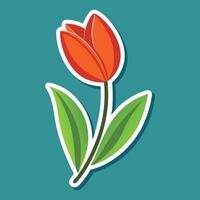 Charming Tulip Design vector