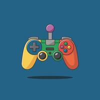 Game Console illustration. Sports gaming objects icon concept. Joystick gamepad game console or game controller design vector