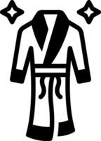 Solid black icon for hygiene vector