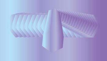A purple and blue abstract image of a tie vector
