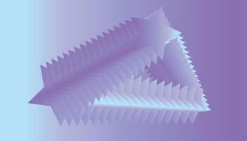 A purple and blue abstract image of a triangle vector