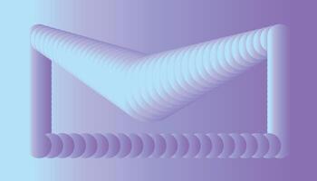 A purple and blue background with a purple envelope vector