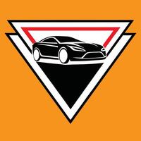 Modern Car Front View Icon Sleek and Dynamic Automotive Design. vector