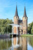 Delft, The Netherlands October 15, 2024. The Historic Oostpoort in Delft. photo