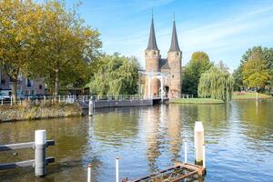 Delft, The Netherlands October 15, 2024. The Historic Oostpoort in Delft. photo