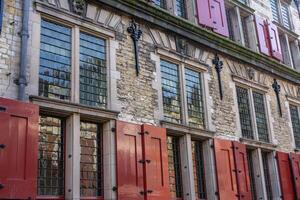 Delft, The Netherlands October 15, 2024. Close up from the historic Cityhall in Delft. photo