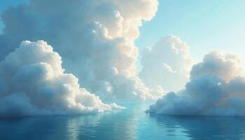 A Creative Exploration of the Unique Patterns and Forms Found in the Natural World Cloud background photo