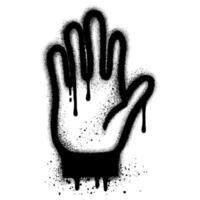 Spray Painted Graffiti hand Sprayed isolated with a white background. vector
