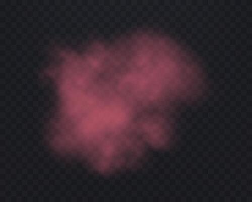 Realistic red smoke or haze