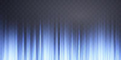 Vertical speed rays, light neon flow, zoom in motion effect, blue glow speed lines, colorful light trails, perspective stripes. vector