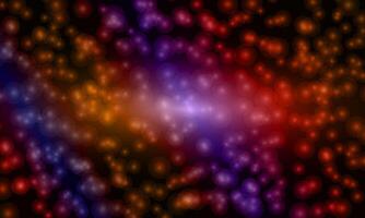 Abstract Light Bokeh Background. colorful blur dark background. red. vector