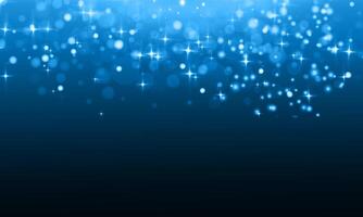Abstract blue bokeh background. glitter light. vector