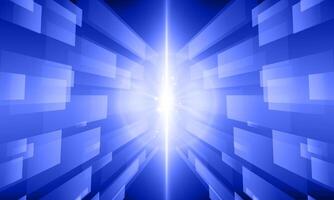 Abstract technology background with bright flare. virtual space. soft light. vector