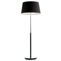 Floor lamp profile view isolated on transparent background png