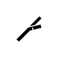 leek solid icon design good for web or mobile app vector