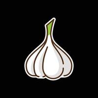 garlic colored icon design good for web or mobile app vector