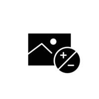 image contrast solid icon design good for web or mobile app vector