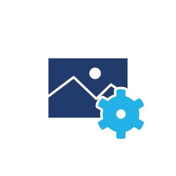 imagen ajuste de colores icono diseño bueno para web o móvil aplicación vector