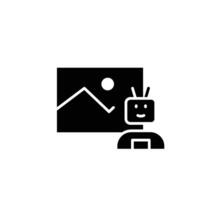 ai generate image solid icon design good for web or mobile app vector