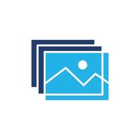 image galery colored icon design good for web or mobile app vector