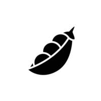 peas solid icon design good for web or mobile app vector