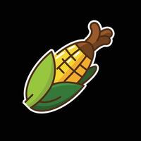 corn colored icon design good for web or mobile app vector