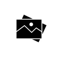 image galery solid icon design good for web or mobile app vector