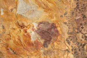 Aerial view of the Mazarron mines. photo