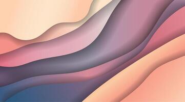 Abstract background with waves and colors vector