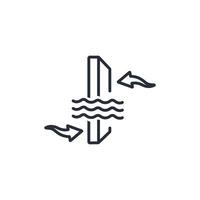 Air filter icon. .Editable stroke.linear style sign for use web design,logo.Symbol illustration. vector