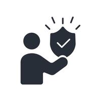 reliable icon. .Editable stroke.linear style sign for use web design,logo.Symbol illustration. vector