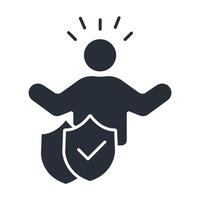 Integrity icon. .Editable stroke.linear style sign for use web design,logo.Symbol illustration. vector